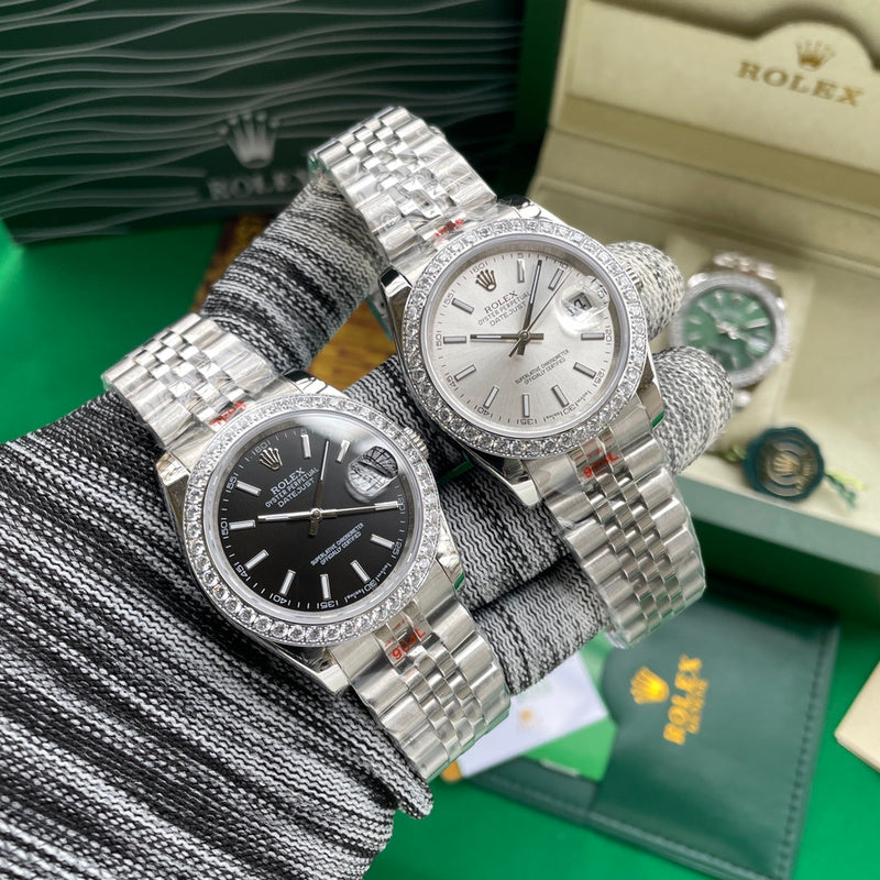 RW8  Men's and women's mechanical watches use 316L steel case  31/36/41*13mm